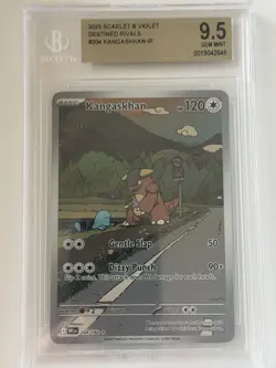 Pokemon Kangaskhan TCG 204/182 Destined Rivals Illustration Rare Holo - Image 1