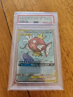 Magikarp & Wailord GX 161/181 PSA 10 Sun & Moon Team Up Pokemon - Image 1