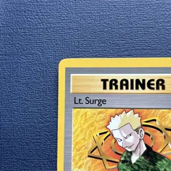 Pokemon Vintage 1st Edition Lt. Surge Rare 101/132 Gym Heroes NEAR MINT - Image 2