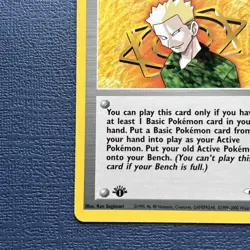 Pokemon Vintage 1st Edition Lt. Surge Rare 101/132 Gym Heroes NEAR MINT - Image 5