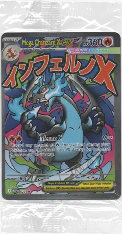 SEALED Mega Charizard X EX #23 & Oricorio EX #24 Pokemon Mega Evolution Promo - Image 1