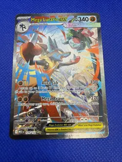 Pokemon Mega Lucario ex - 179/132 - ME01: Mega Evolution (MEG) SIR Pack Fresh - Image 1