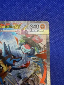 Pokemon Mega Lucario ex - 179/132 - ME01: Mega Evolution (MEG) SIR Pack Fresh - Image 3