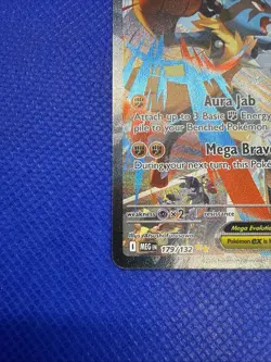 Pokemon Mega Lucario ex - 179/132 - ME01: Mega Evolution (MEG) SIR Pack Fresh - Image 5