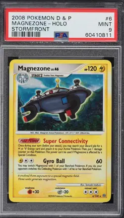 2008 Pokemon Diamond & Pearl Stormfront Holo Magnezone #6 PSA 9 - Image 1