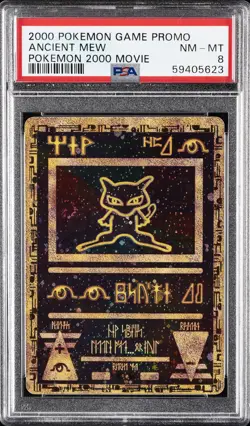 2000 POKEMON GAME MOVIE POKEMON 2000 MOVIE ANCIENT MEW PSA 8 - Image 1