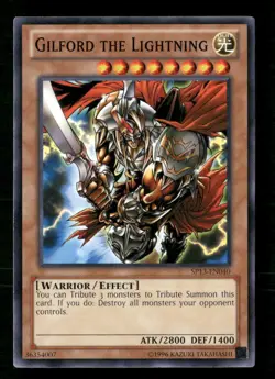 Gilford the Lightning #SP13-EN040 Yugioh - Image 1