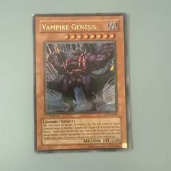 SD2-EN001 Vampire Genesis Ultra Rare 1st Edition LP! YuGiOh TCG - Image 1