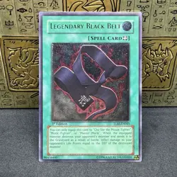 Yugioh Legendary Black Belt TLM-EN045 Ultimate Rare 1st Edition NM - Image 1