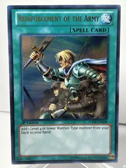 Yugioh! MP Reinforcement of the Army - LCJW-EN286 - Ultra Rare - 1st Edition NM - Image 1