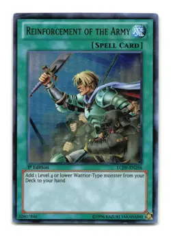 Reinforcement of the Army - LCJW-EN286 1st Edition Ultra Rare - YuGiOh-MP - Image 1