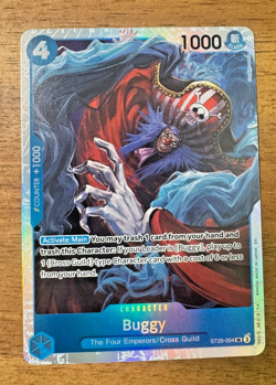 Buggy ST25-004 SR | One Piece TCG: BLUE Buggy English — Foil NM - Image 1