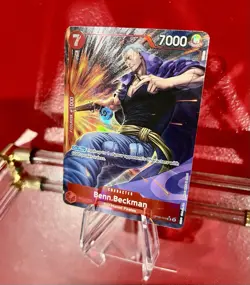 One Piece TCG OP09: Benn.Beckman OP09-009 SR Parallel Emperors In The New World - Image 1