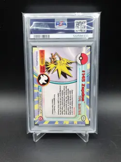 PSA 9 2000 TOPPS TV ANIMATION ZAPDOS FOIL CARD #145 - Image 2