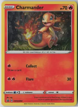 Charmander SWSH092 SWSH: Sword & Shield Promo Cards Holo - Image 1