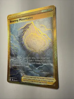Pokemon TCG Stormy Mountains Evolving Skies Holo Card 232/203 Secret Rare NM - Image 2