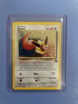Eevee 11/53 Wotc Black Star Promo Holo Pokemon Card - Lightly Played - Image 1