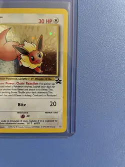 Eevee 11/53 Wotc Black Star Promo Holo Pokemon Card - Lightly Played - Image 4