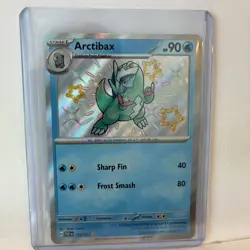 Arctibax SV Paldean Fates 129/091 Pokemon TCG Shiny Holo Rare Card NM Condition - Image 1