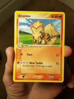 2004 POKEMON EX FIRE RED & LEAF GREEN SET ARCANINE CARD 18/112 - Image 1