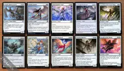 Lot 10 Best Uncommon Angels *NM* Set Magic MTG Group Emancipation Serra Angel - Image 1