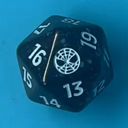Magic: The Gathering - Spider-Man D20 Spindown DICE - Blue - Image 1