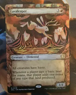 MTG Lavaleaper ECL 0318 Rare Regular Creature Elemental - Image 1