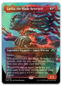 Laelia, the Blade Reforged (Borderless) #368 (Foil) NM Modern Horizons 3 - Image 1