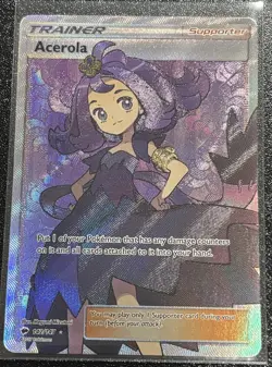 Acerola Full Art Trainer Burning Shadows 142/147 Pokemon TCG - Image 1