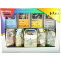 Pokemon TCG Scarlet & Violet Paldea Friends Mini Tin 5-Pack New As Pictured - Image 1