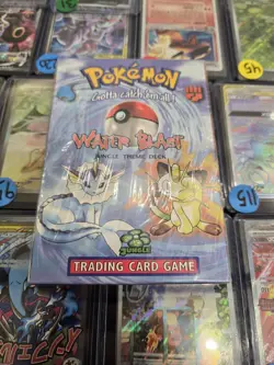 Pokemon Water Blast Theme Deck SEALED 742818060691 - Image 1