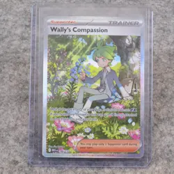 Pokemon TCG Mega Evolution Wally’s Compassion Trainer Card 186/132 Near Mint NM - Image 1