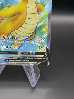 Pokemon Dragonite V 076/078 Ultra Rare Holo Full Art Pokemon GO NM - Image 5