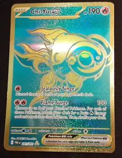 Chi-Yu ex 241/091 SV: Paldean Fates Holo Rare Pokemon TCG NM - Image 1