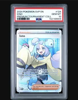 2024 POKEMON SVP PROMO IONO PREMIUM TOURNAMENT COLLECTION IONO PSA 10 - Image 1