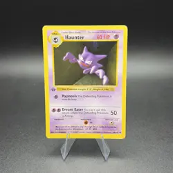 Pokemon Haunter 029/102 First Edition Base Set (Shadowless) Regular - Image 1