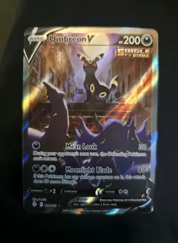 ✅ Pokemon Umbreon V 189/203 Evolving Skies Ultra Rare Full Alt Art Holo PSA 10 - Image 2