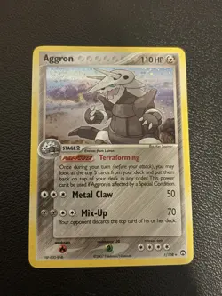 Pokemon TCG Aggron Power Keepers #1/108 Holo Rare 2007 NM - Image 1