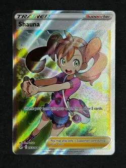 Shauna 263/264 Fusion Strike Full Art Trainer Pokemon TCG NM/MINT - Image 1