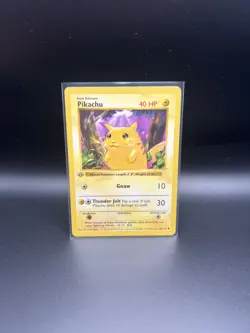 Pokemon TCG 1st Edition Shadowless Yellow Cheeks Pikachu 58/102 (LP) - Image 1