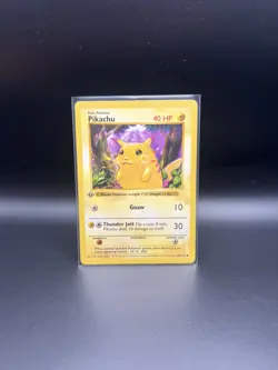 Pokemon TCG 1st Edition Shadowless Yellow Cheeks Pikachu 58/102 (LP) - Image 3