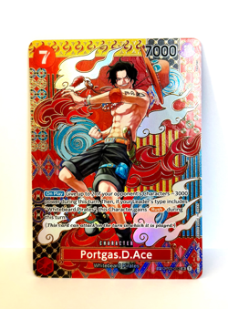 Portgas D. Ace One Piece (SP) OP02-013 Two Legends Foil Near Mint - Image 1