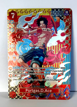Portgas D. Ace One Piece (SP) OP02-013 Two Legends Foil Near Mint - Image 3