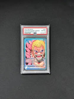 One Piece OP01 Romance Dawn OP01-060 Donquixote Doflamingo Alt Art Leader PSA 10 - Image 1