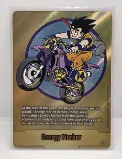 Son Goku E-49 Energy Marker Manga Booster Vol. 1 Dragon Ball Card Fusion World - Image 1