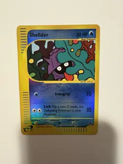 Shellder - 129/165 Reverse Holo Expedition Base Set Pokemon TCG Card - LP - Image 1