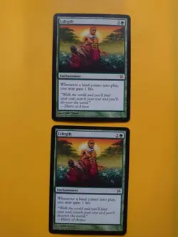 Lifegift x2 Kamigawa Enchantment Magic the Gathering 2 Card. - Image 1
