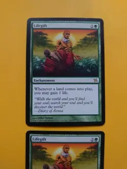 Lifegift x2 Kamigawa Enchantment Magic the Gathering 2 Card. - Image 3