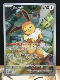 Pokemon TCG Eevee 173 Holo Promo Prismatic Evolutions ETB Sealed Card - Image 1