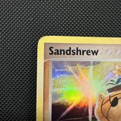 Sandshrew 82/113 EX Delta Species Stamped Reverse Holo Pokemon TCG Card Damaged - Image 4